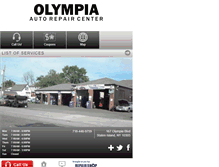 Tablet Screenshot of olympiaautorepaircenter.com
